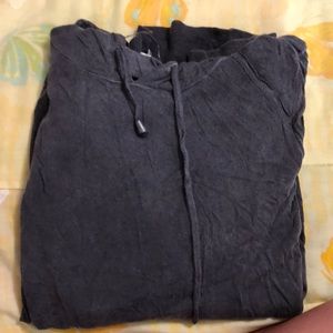 Light weight shirt with hood and front pocket